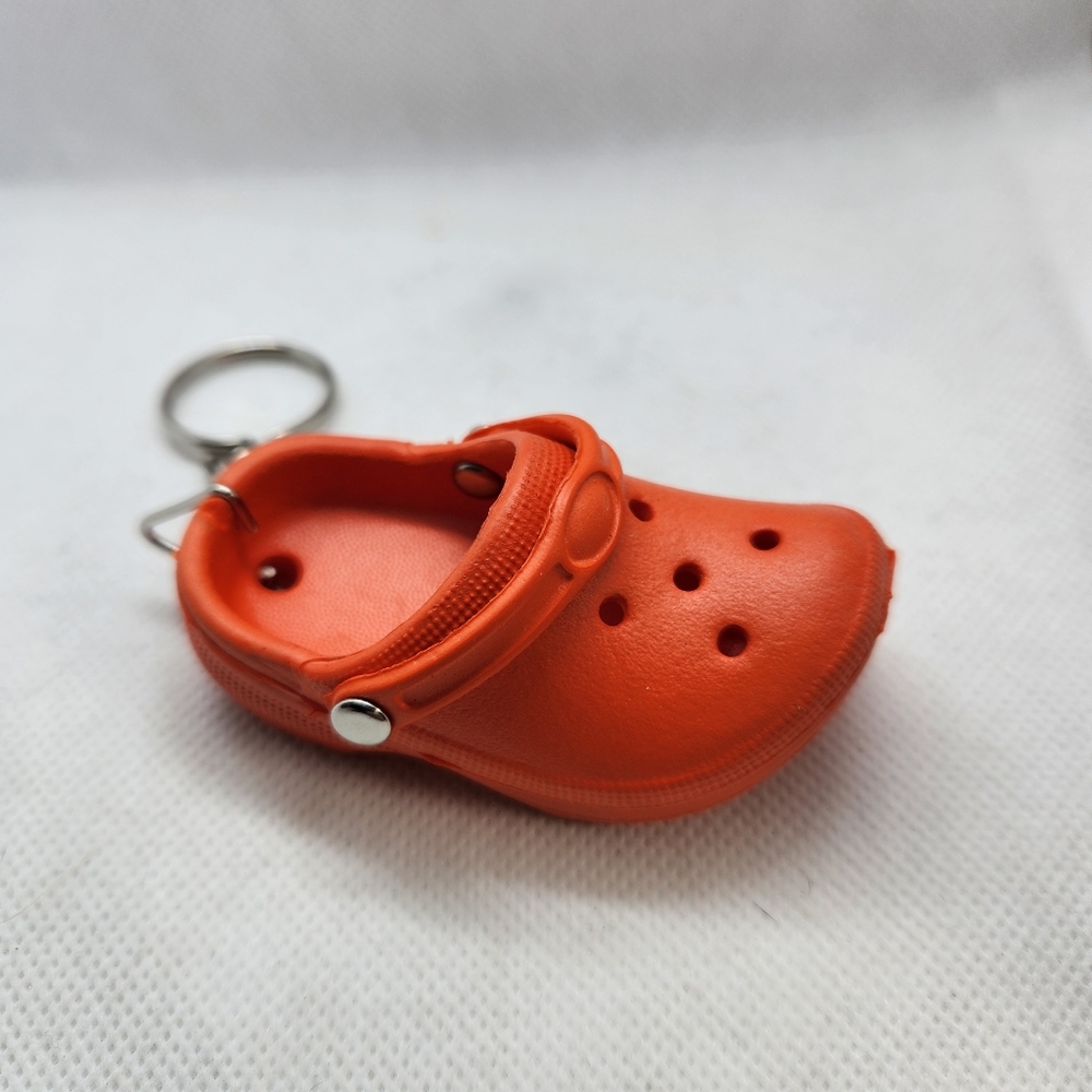 Mini Croc Keychain  Orange. 🍊